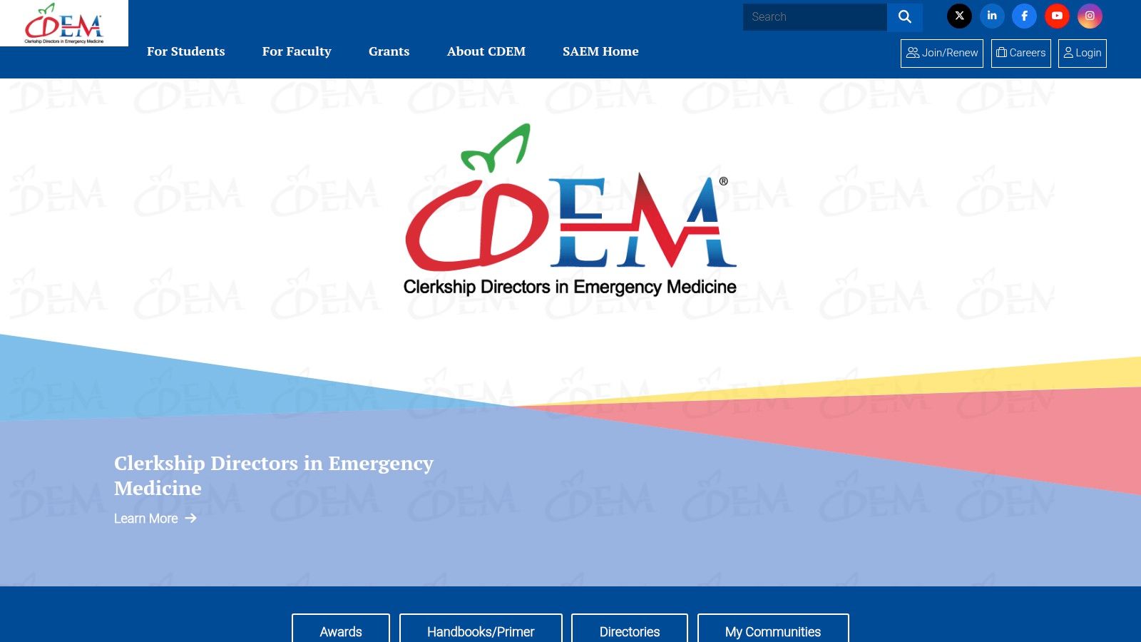 SAEM CDEM Curriculum and SAEMTests